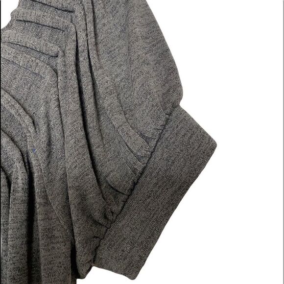 Tiana B Jersey L Knit Short Sleeve Pullover Shift Dress Pockets Comfortable Grey - Picture 9 of 14